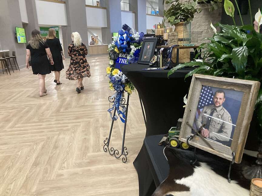 ‘He changed lives': Memorial service for Centerton police Capt. Christopher Kelley celebrates his impact