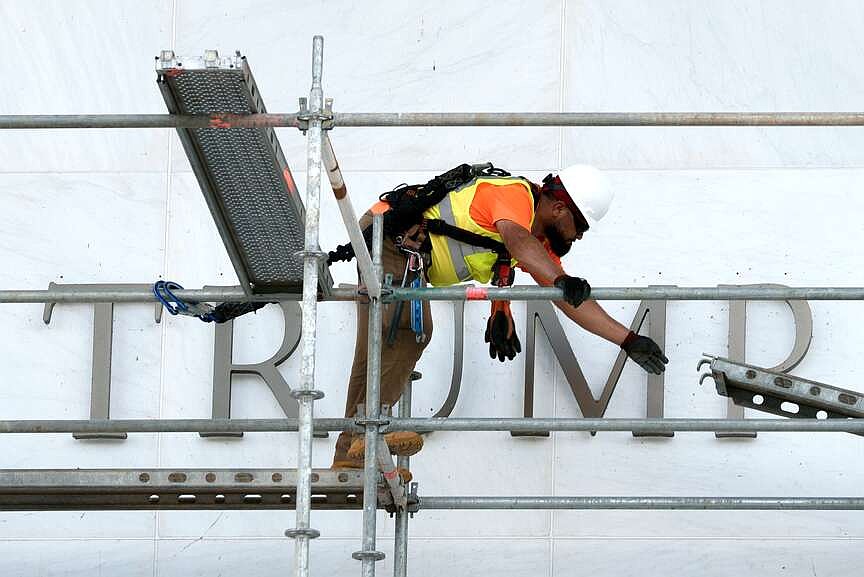 Official: Trump’s name taken off venue facade