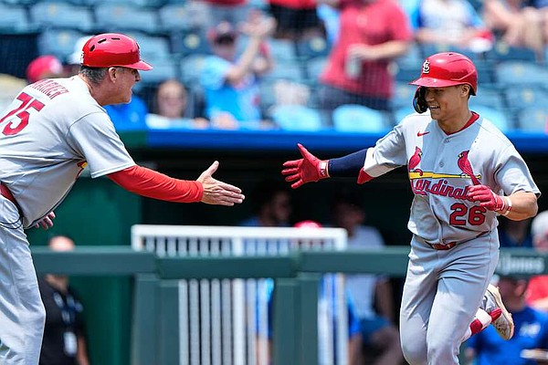Wetherholt blasts 2 HRs; Cards win a wild one | Arkansas Democrat Gazette