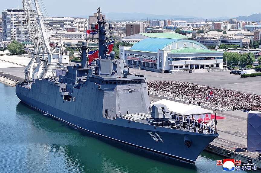 North Korea’s Kim shifts focus  to naval power