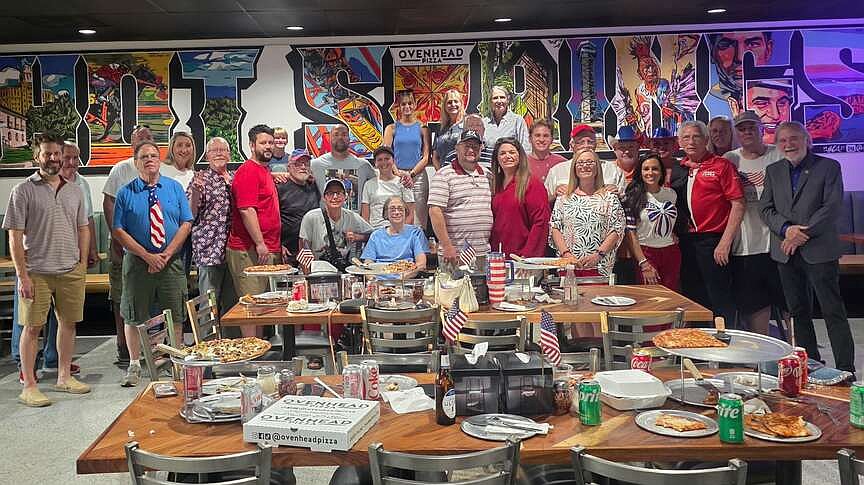 Republican Party of Garland County cheers Team USA