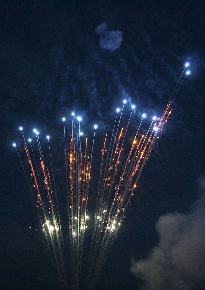 ‘And the rockets’ red glare… ‘