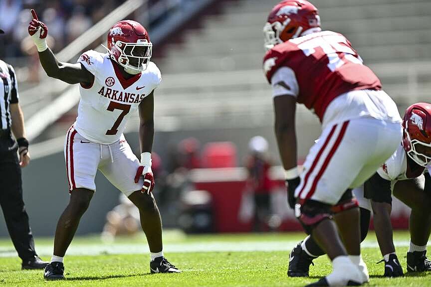 Razorbacks look to replace two NFL signees at linebacker