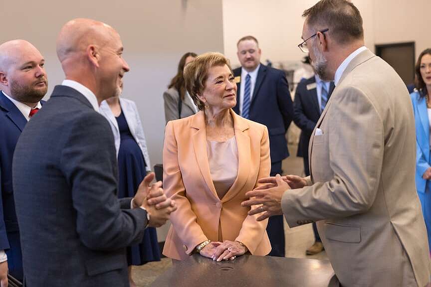 National Park College showcases welding, marine programs during U.S. Education Secretary Linda McMahon’s visit