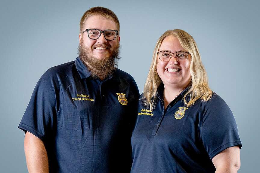 Former Alma teachers named national FFA ambassadors