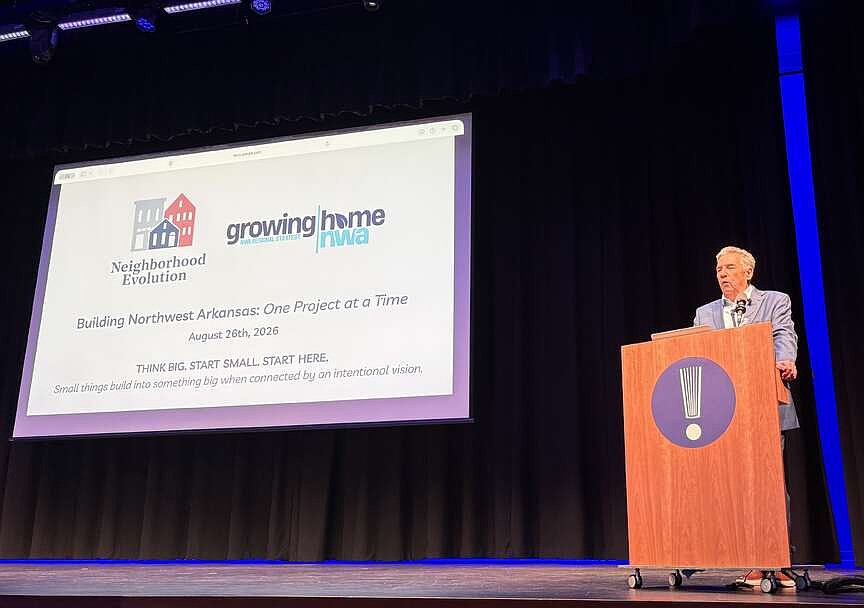 Repurposing old buildings can lead to innovative development, speaker tells Fayetteville crowd