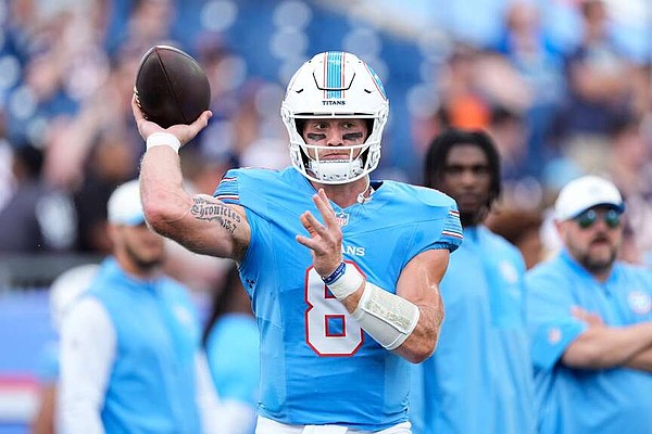 Titans' roster cuts include QB Levis | Arkansas Democrat Gazette