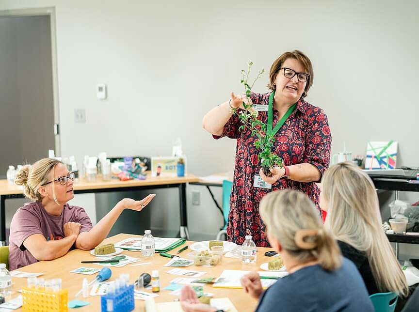 Arkansas Colleges of Health Education brings hands-on learning to area classrooms through hydroponic gardens