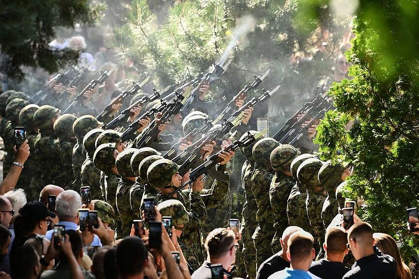 Serbian war criminal laid to rest