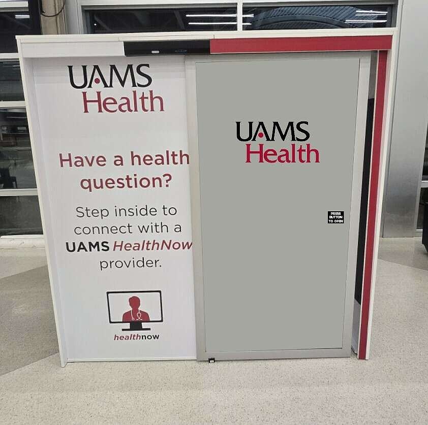 University of Arkansas for Medical Sciences opens telehealth booth at Northwest Arkansas National Airport