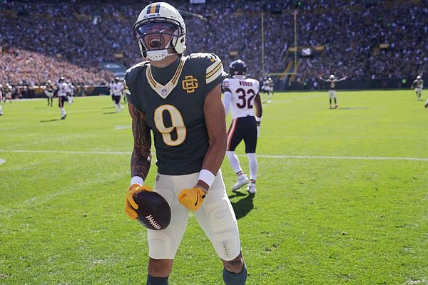 Love-Watson connection helps Packers take some revenge on Bears with a 31-7 rout | Northwest Arkansas Democrat-Gazette