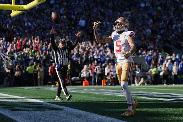 Brock Purdy leads 2 late scoring drives to deliver a 32-29 win for the 49ers over the Seahawks | Northwest Arkansas Democrat-Gazette