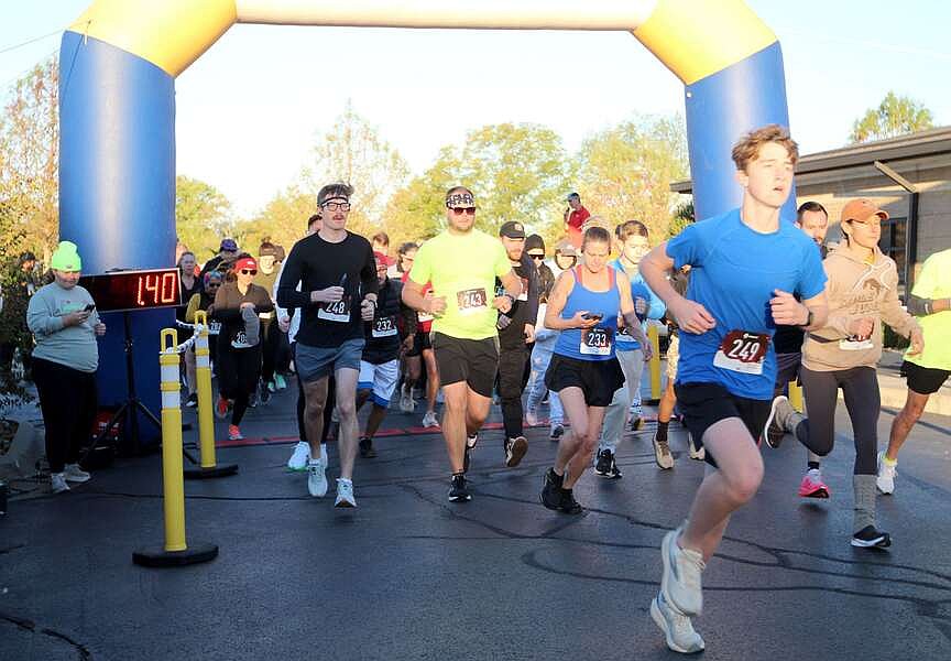 More than 100 run in Harvest Hustle; Race benefits Special Olympics