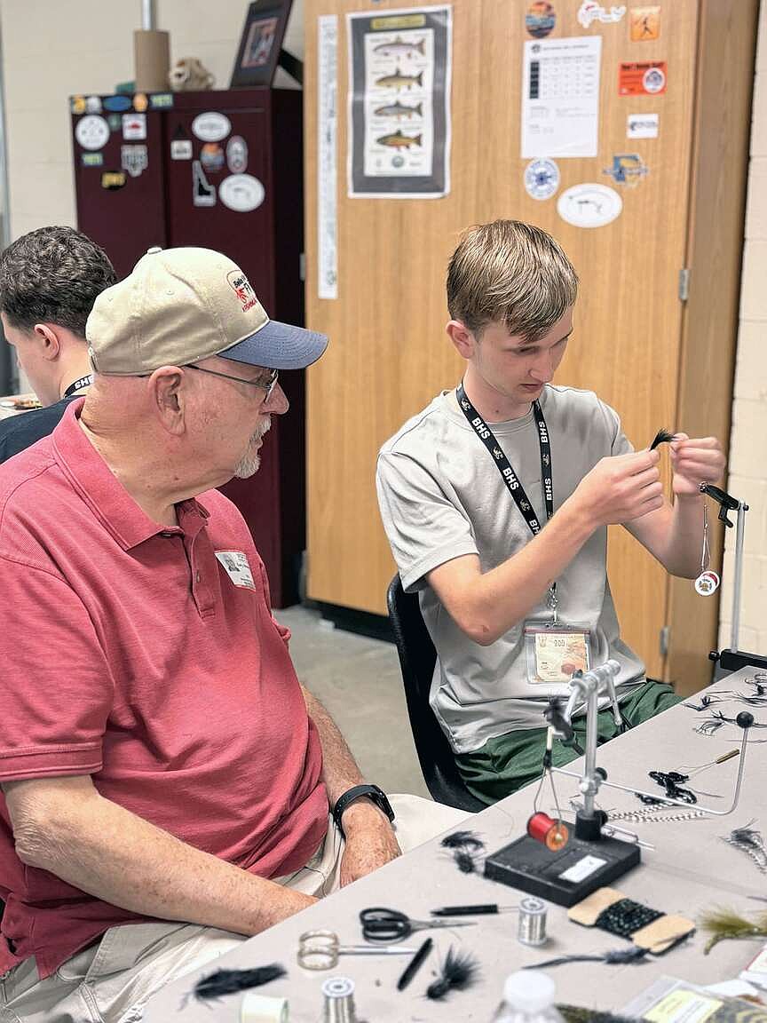 Trout Temptation: Fly Tyers club members teach craft | The Arkansas ...