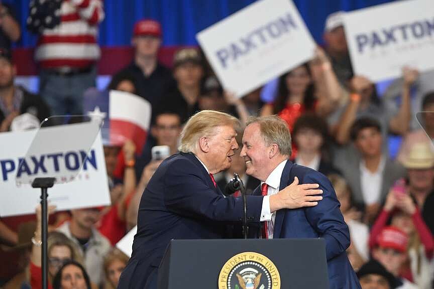 Trump makes last-minute push to keep Texas in Republican hands with third trip