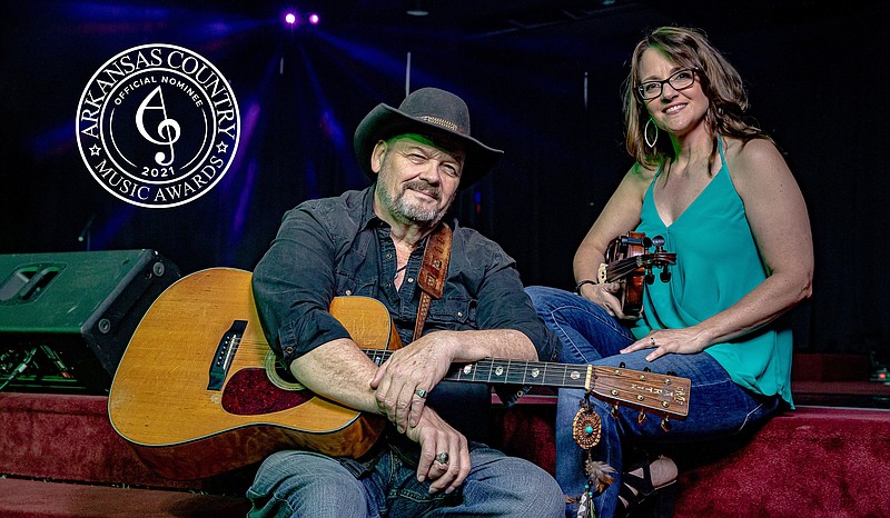 Lee Street Lyrical features Buddy Case and Casey Penn, repeat nominees for Arkansas Country Music Awards, as designated by the seal on their publicity photo. They play Saturday afternoon in Roland. (Special to the Democrat-Gazette)