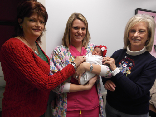 Camden Road EHC donates caps to nursery at JRMC