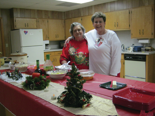 Camden Road EHC celebrates Christmas with potluck lunch