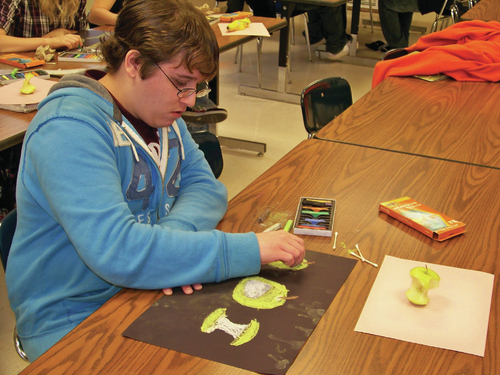 Star City art students start new year with healthy eating