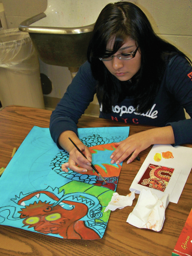 Star City art students celebrate the Year of the Dragon