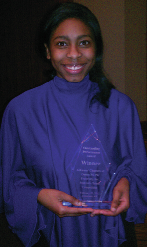 WCHS student wins Omega Psi Phi Talent Hunt competition