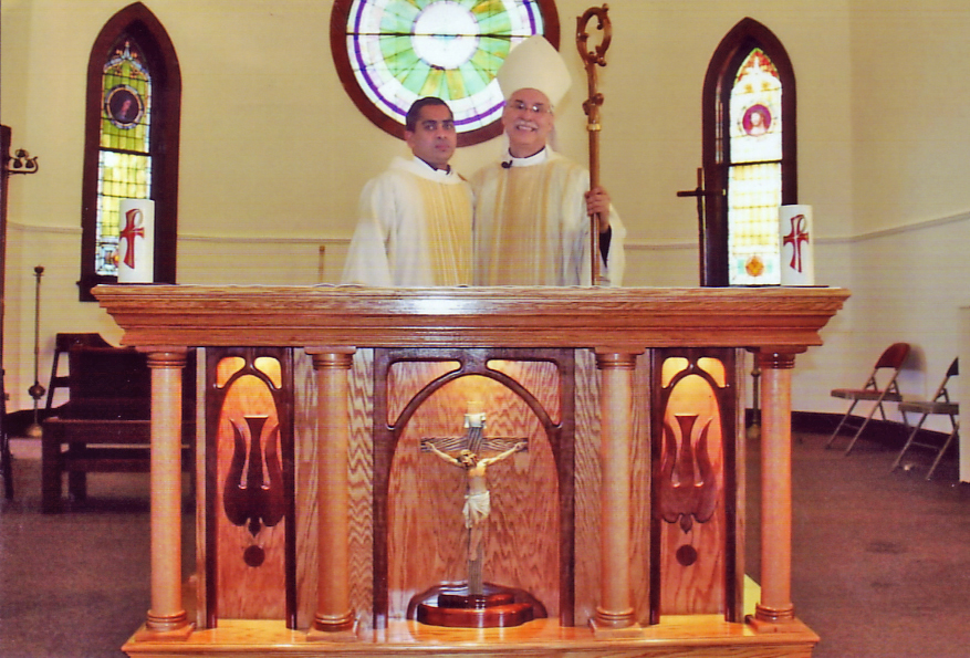 St. Peter Catholic Church consecrates altar