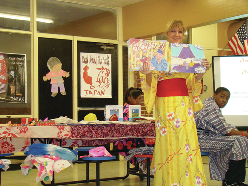 One Meeting, One Chance: RIF brings Japanese culture and books to Southeast Middle School