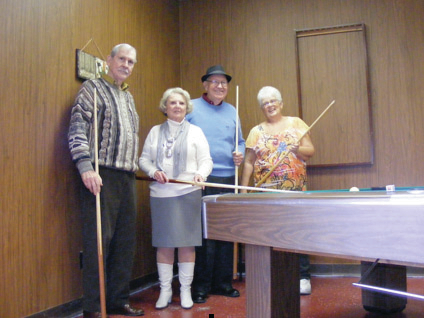 Pool table, antique car pictures donated to Bradshaw Senior Center