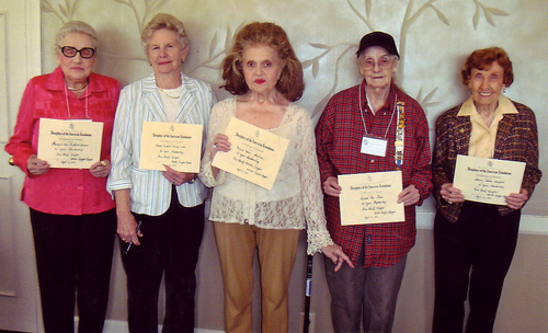 Pine Bluff DAR Chapter presents awards for years of service