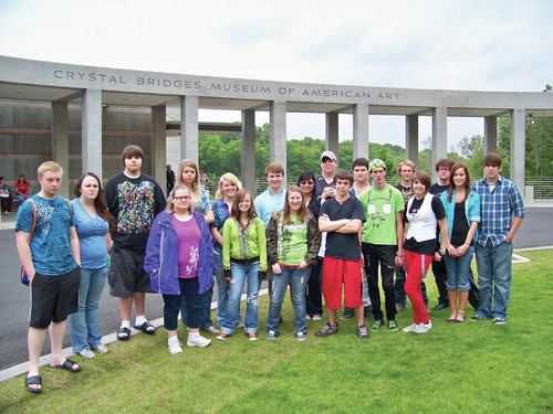 SC art students tour Crystal Bridges Museum of American Art