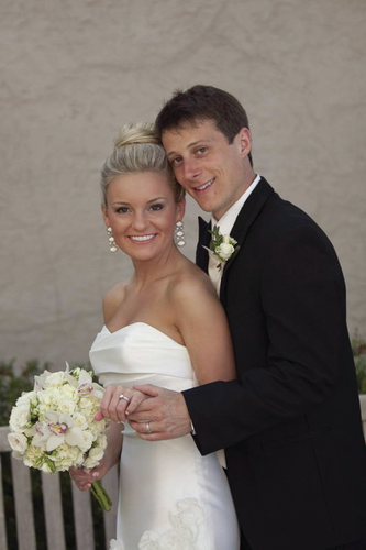 Brittni Stephens and Alex Fitzhugh exchange wedding vows