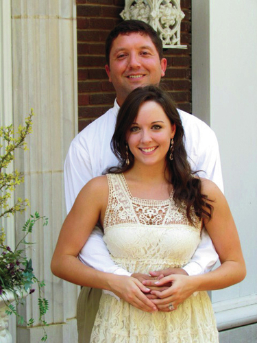 Shelby Williams and Michael McKeown exchange wedding vows