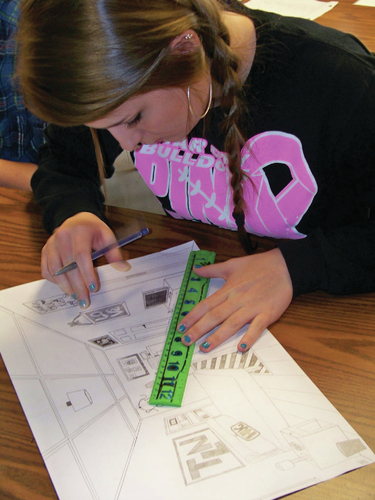 Star City High School art students explore space