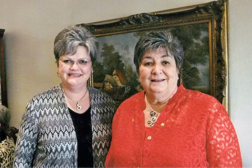 P.E.O. chapter welcomes two new sisters at recent meeting