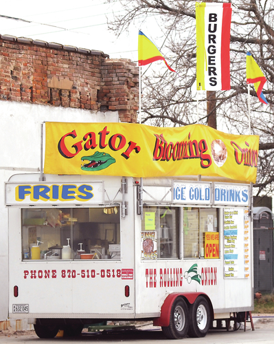 Vendors open for business at Barraque Plaza