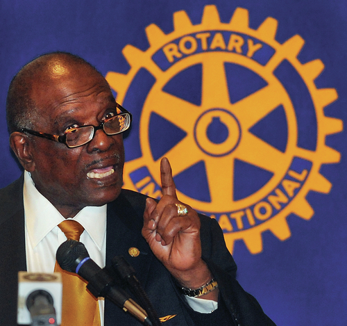 UAPB Chancellor addresses joint Rotary meeting for KingFest kickoff