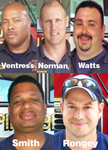 Five promoted in PB fire department