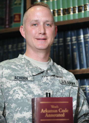 Achorn has dual career as deputy prosecutor, JAG Officer