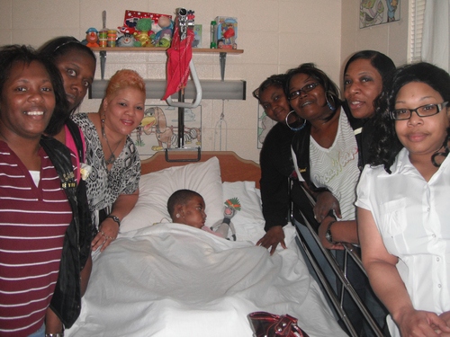 Social clubs honor child, family