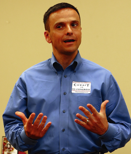 Cowart speaks to GOP committee