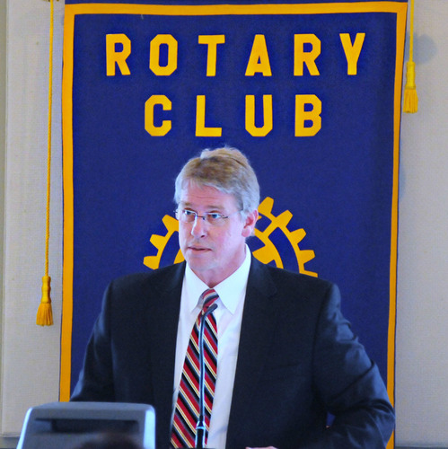 Rotary honors small business leader, hears tax update
