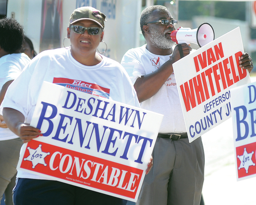 Complaints lodged over use of bullhorn by Whitfield supporters