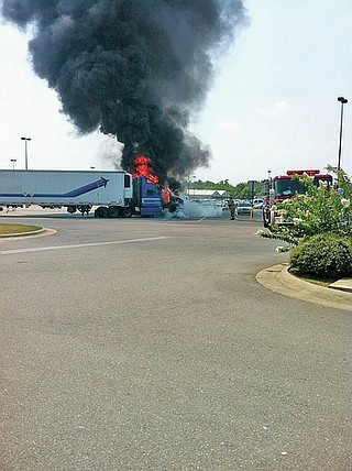No injuries reported in truck fire | Pine Bluff Commercial News