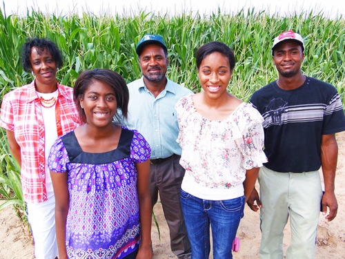 FARM FAMILY 2012  Edwards raises five major crops on farm
