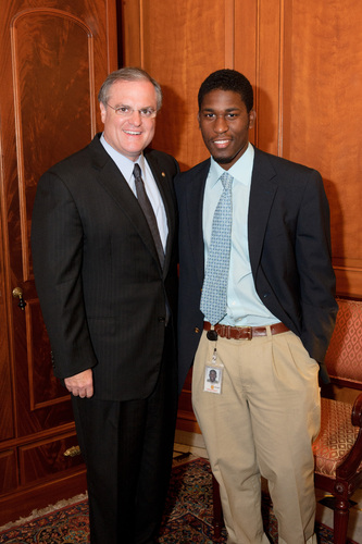 PB resident interns with Pryor