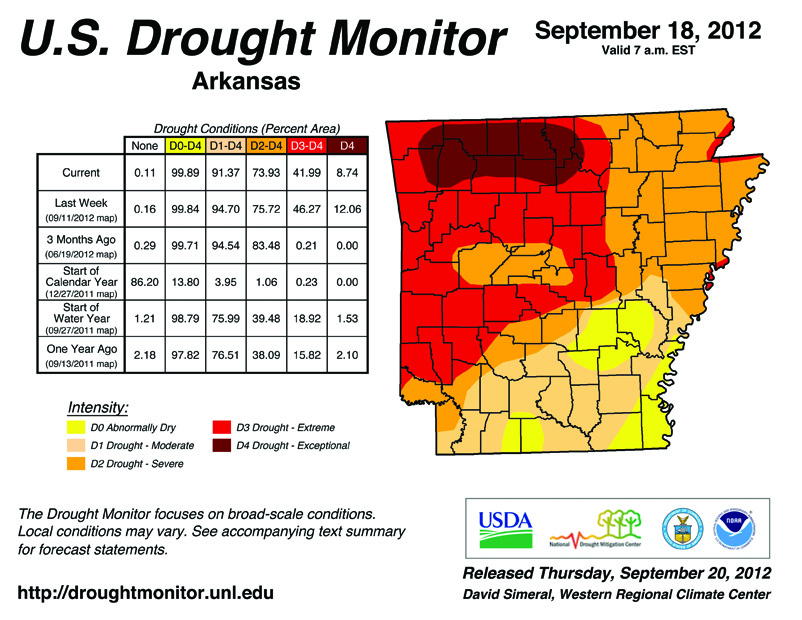 Rains beat back drought in Arkansas, foster soybean rust