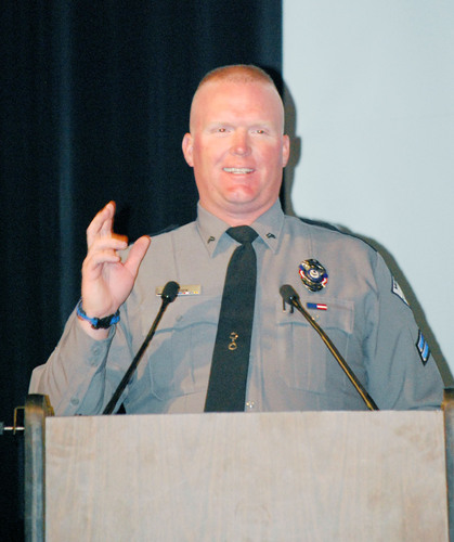 Van Buren police officer honored at law enforcement summit