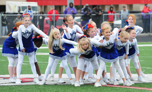 Cheering for victory