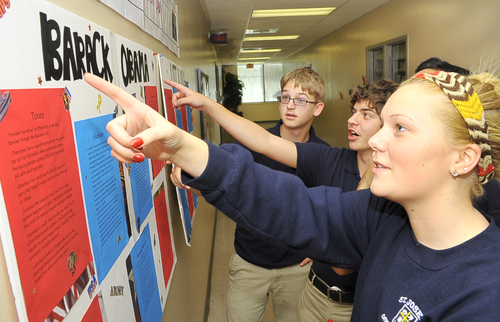 St. Joseph students incorporate election in curriculum