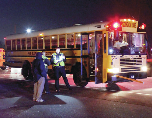 Four children on bus at time of Wednesday accident